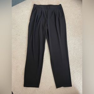 Black Straight Leg Trousers